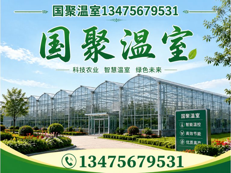 诸城市玻璃温室展示图